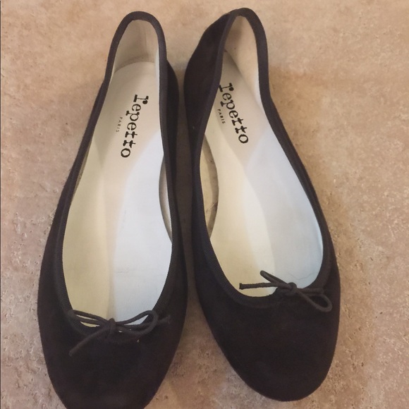 repetto suede ballet flats